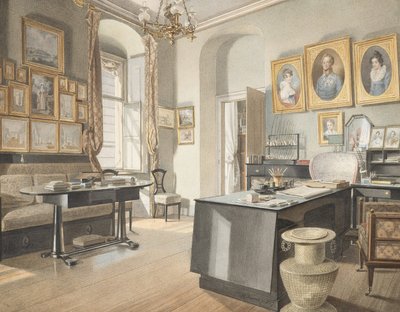 Een Studie Interieur in St. Polten door Matthäus Kern